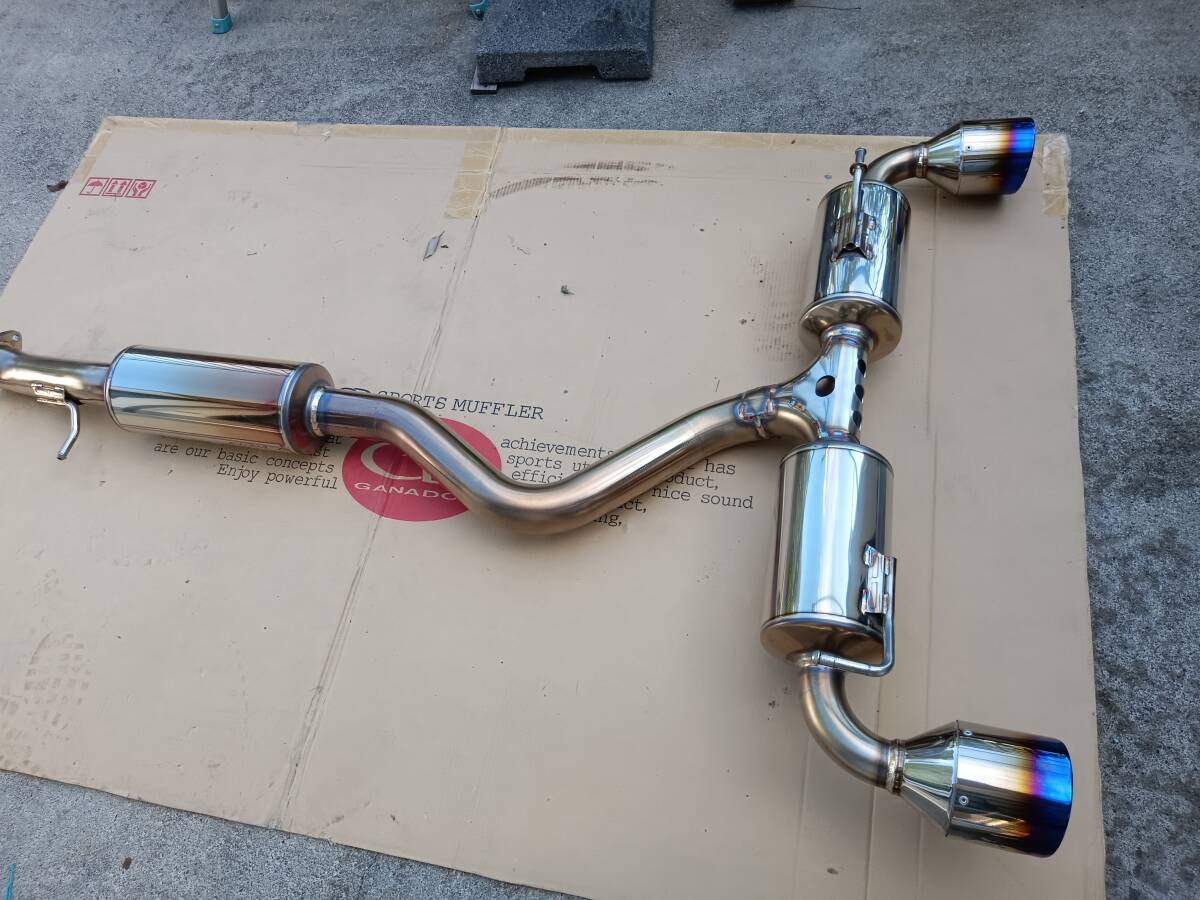 GANADORマフラー Vertex Sports GRヤリス RZ用 GDE-414 手渡し