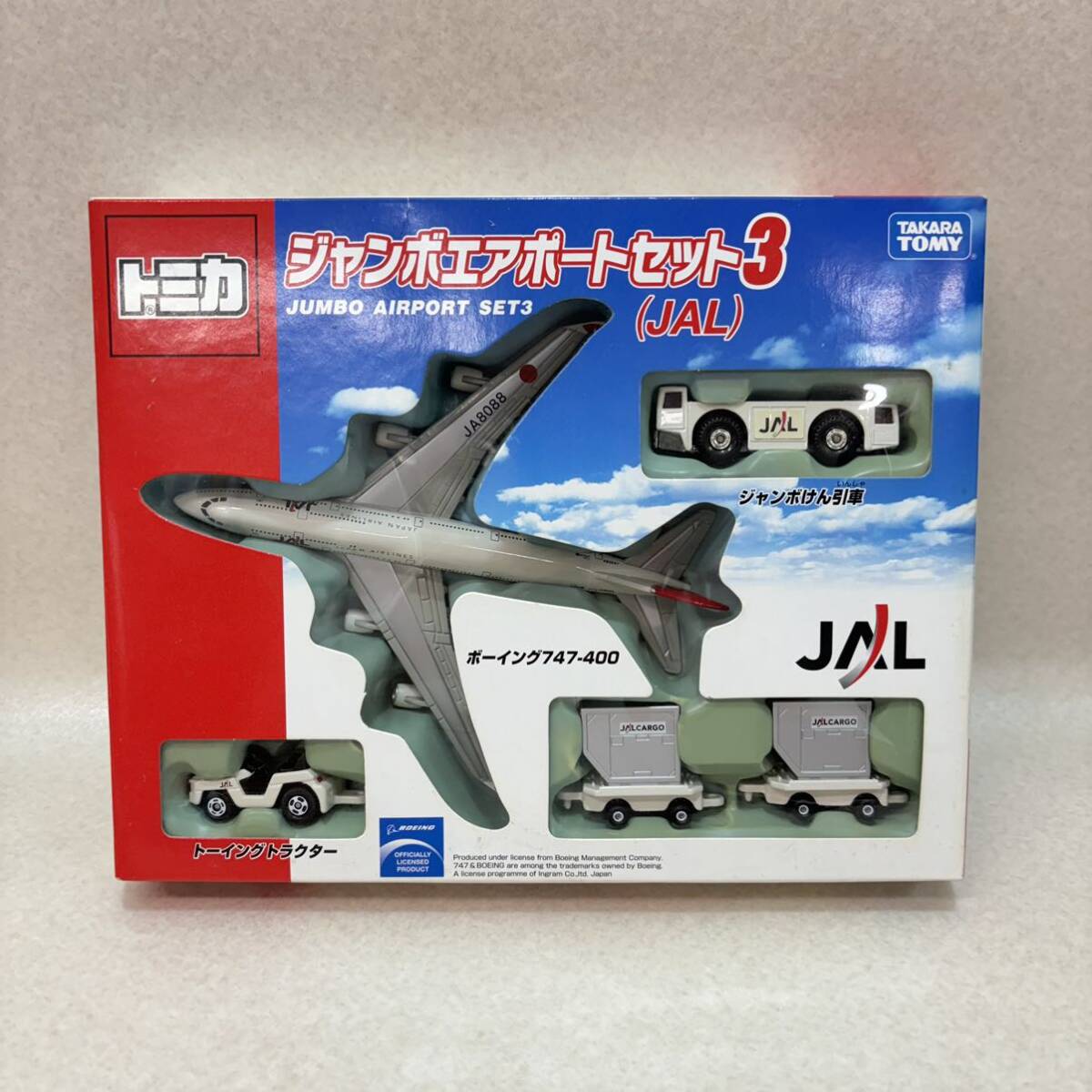 E4171 箱汚れ トミカ ジャンボエアポートセット3 JAL ボーイング E4171 箱汚れ トミカ ジャンボエアポートセット3 JAL ボーイング