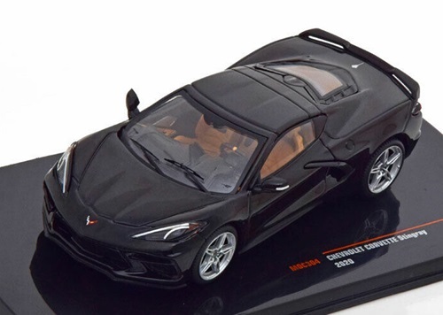 ixo　1/43　シボレー・コルベット スティングレイ C8　black　2020