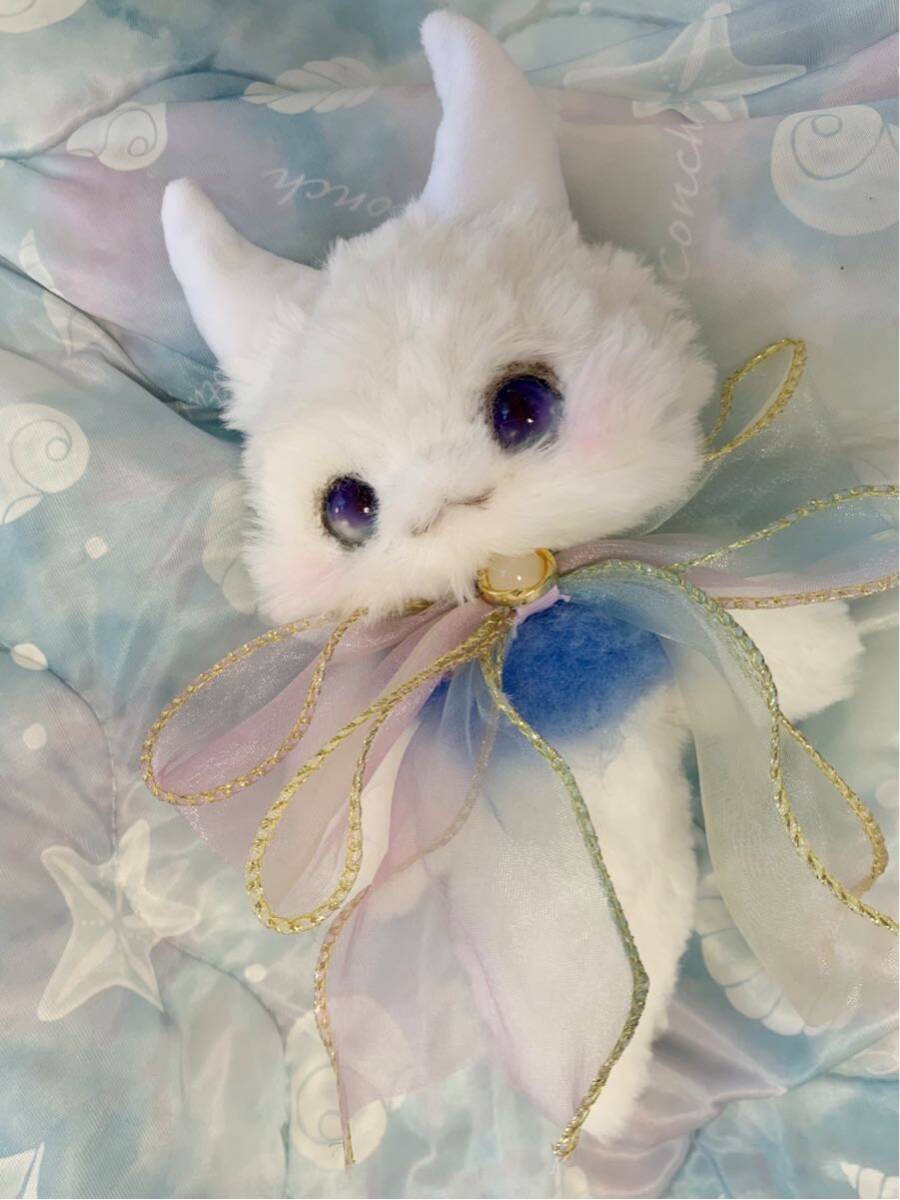 アートドール ハンドメイド ぬいぐるみ ぽっちゃり エゾモモンガ蓄光小動物 可動 Linoa アートドール クリオネ ハンドメイド ぬいぐるみ 幻獣