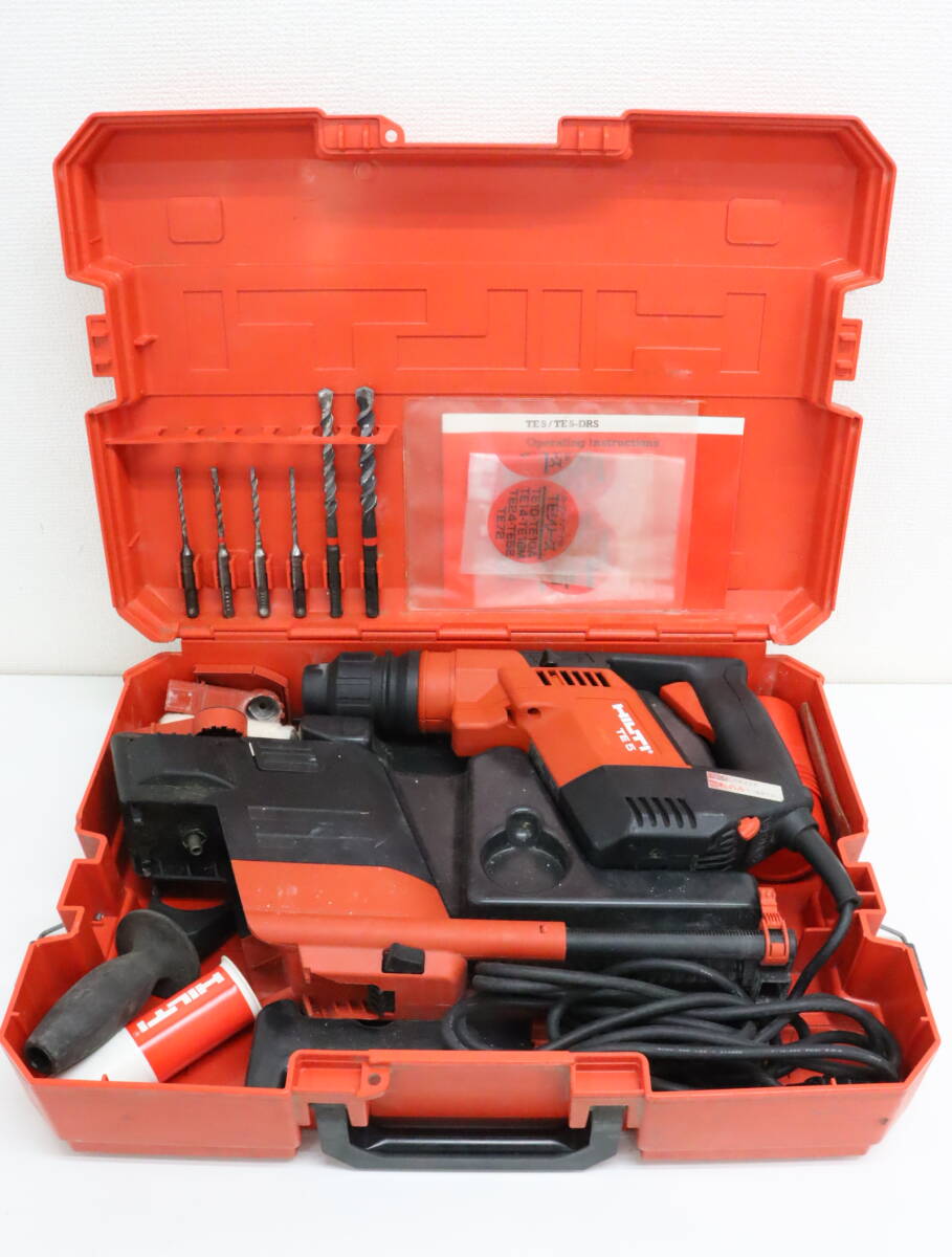 C210 通電OK HILTI/ヒルティ ハンマドリル/電動ドリル TE5 電動工具 大工道具 現場作業/穿孔作業 穴あけ DIY ケース付き