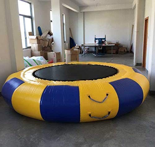  water trampoline large jumbo trampoline storage carrying . convenience large playground equipment swim ring huge float marine sport [2m]