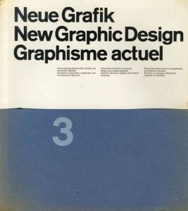 Neue Grafik/New Graphic Design/Graphisme actuel 3 Verlag Neue Grafik/New Graphic Design/Graphisme actuel 3 Verlag
