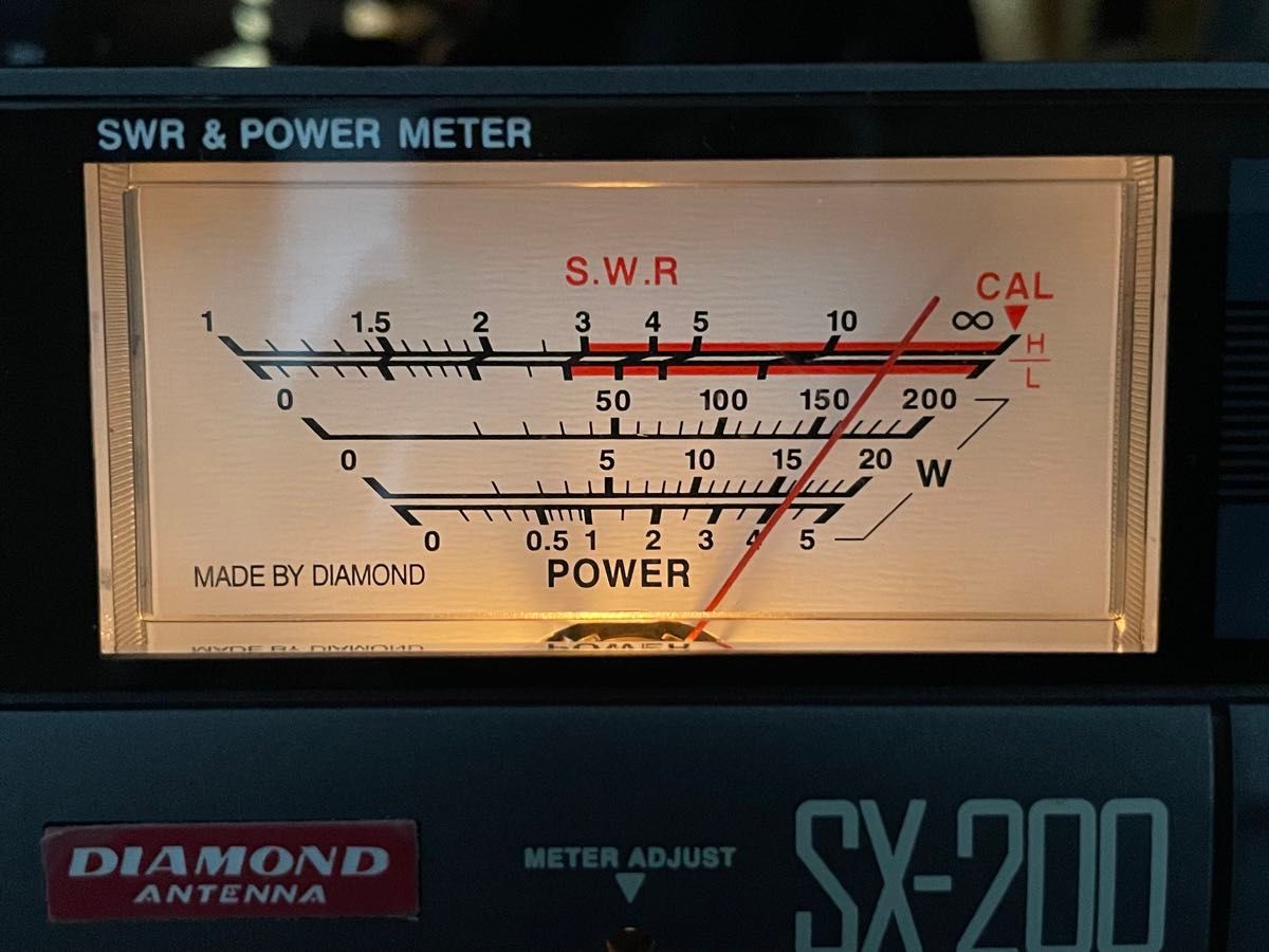 SX-200 第一電波工業 ダイヤモンド SWR パワー計 1 8~200MHz 完 SX-200 第一電波工業 ダイヤモンド SWR パワー計 1 8~200MHz 完