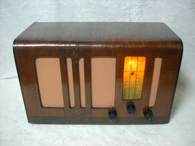  electric culture thing restoration * service being completed working properly goods!!nana Ora ( country .4 number receiver ) made Old vacuum tube radio [2 discount .. .. price ]