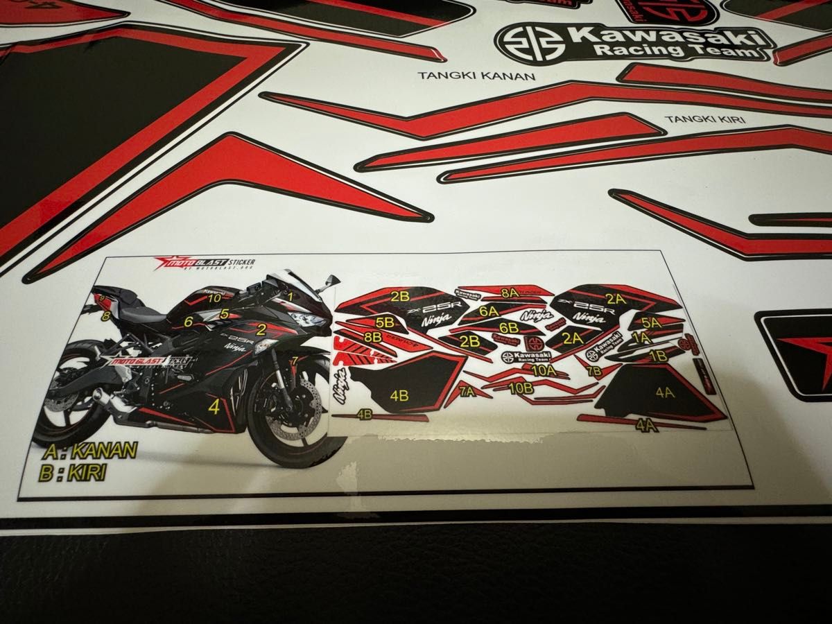 ZX25R カスタムデーカルキット|Yahoo!フリマ(旧PayPayフリマ) ZX25R カスタムデーカルキット|Yahoo!フリマ(旧PayPayフリマ)