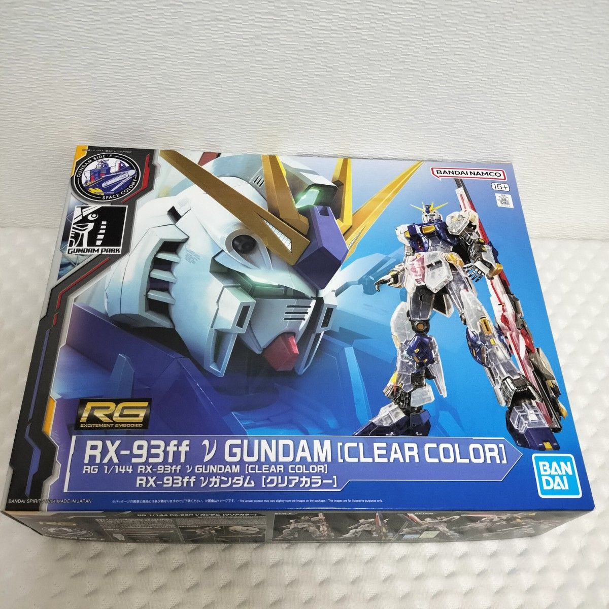 オマケ付き 新品 未組立 クリアカラー RG 1/144 RX-93ff ν オマケ付き 新品 未組立 クリアカラー RG 1/144 RX-93ff ν