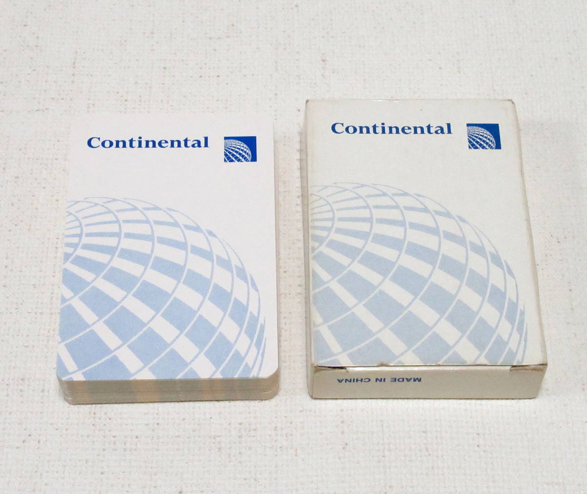 レトロ　コンチネンタル航空 トランプ (白箱）Continental Airlines / Vintage PLAYING CARDS_画像1