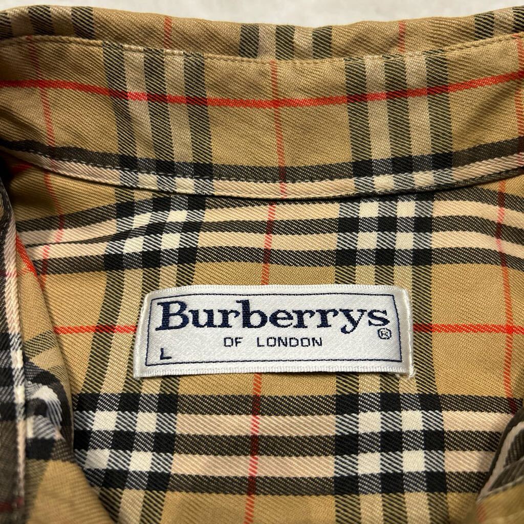 ENGLAND製 Burberrys OF LONDON バーバリー ノバチェック 刺繍 ENGLAND製 Burberrys OF LONDON バーバリー ノバチェック 刺繍