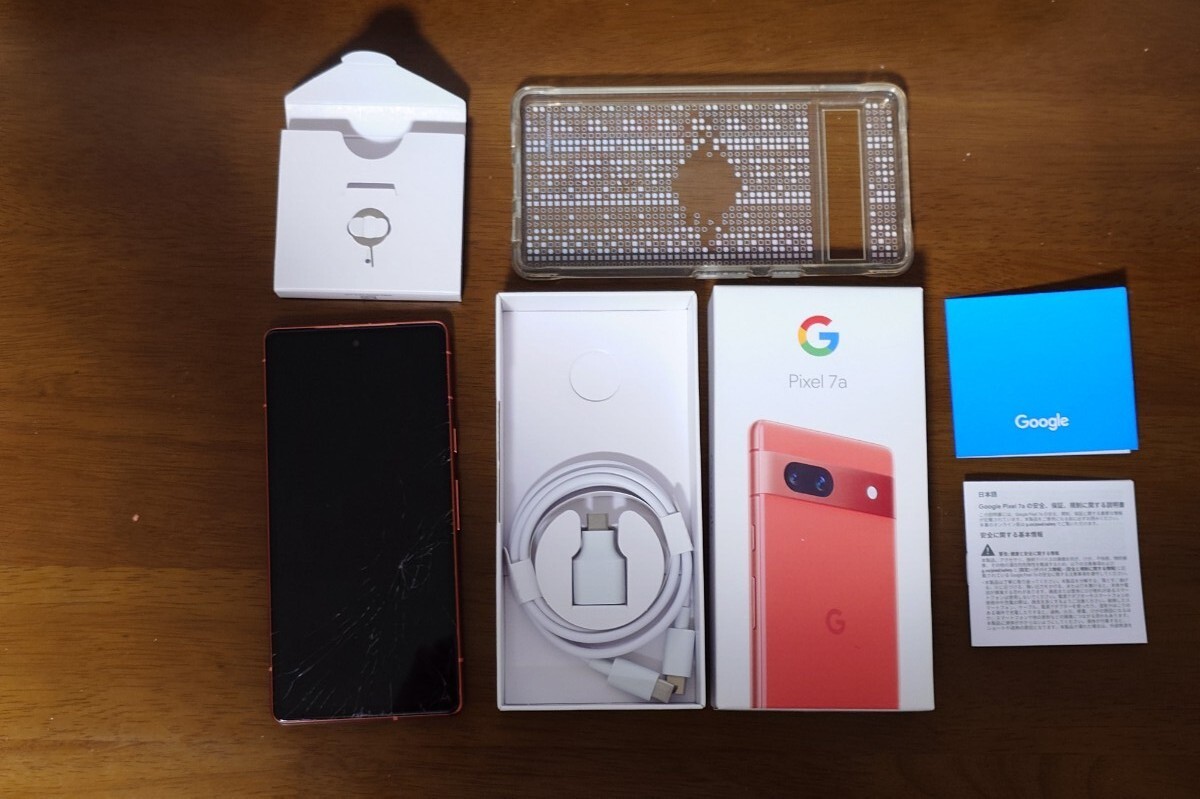 【画面割れ】pixel7a コーラル SIMフリー 128GB【ジャンク品】 Google Pixel 7a Coral 128 GB SIM フリー ジャンク 画面割れ
