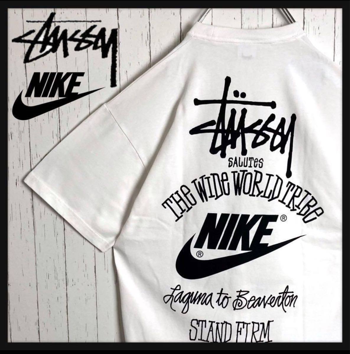 NIKE STUSSY ナイキ ステューシー コラボ XLサイズ Tシャツ 正規 NIKE STUSSY ナイキ ステューシー コラボ XLサイズ Tシャツ 正規