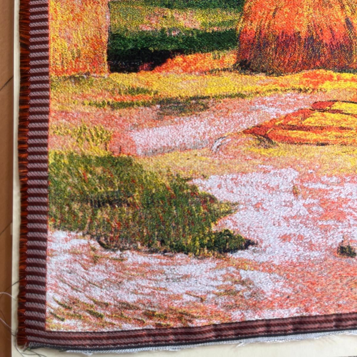 西陣織 額縁入り 織額 田舎 織物 絵画 織絵 掛額 つづれ織り ④ 西陣織 額縁入り 織額 田舎 織物 絵画 織絵 掛額 つづれ織り ④