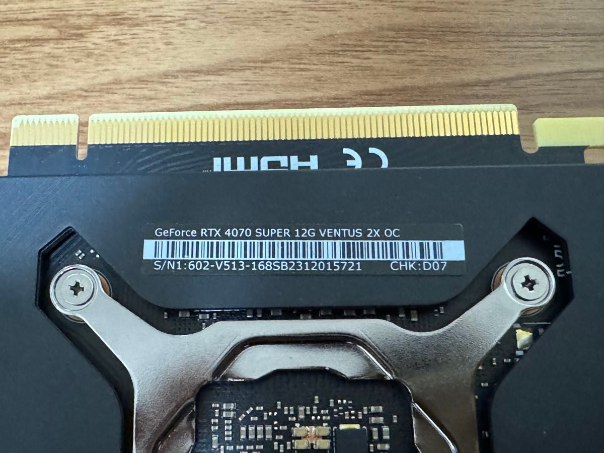GeForce RTX 4070 SUPER 12G VENTUS 2X OC|Yahoo!フリマ(旧 GeForce RTX 4070 SUPER 12G VENTUS 2X OC|Yahoo!フリマ(旧