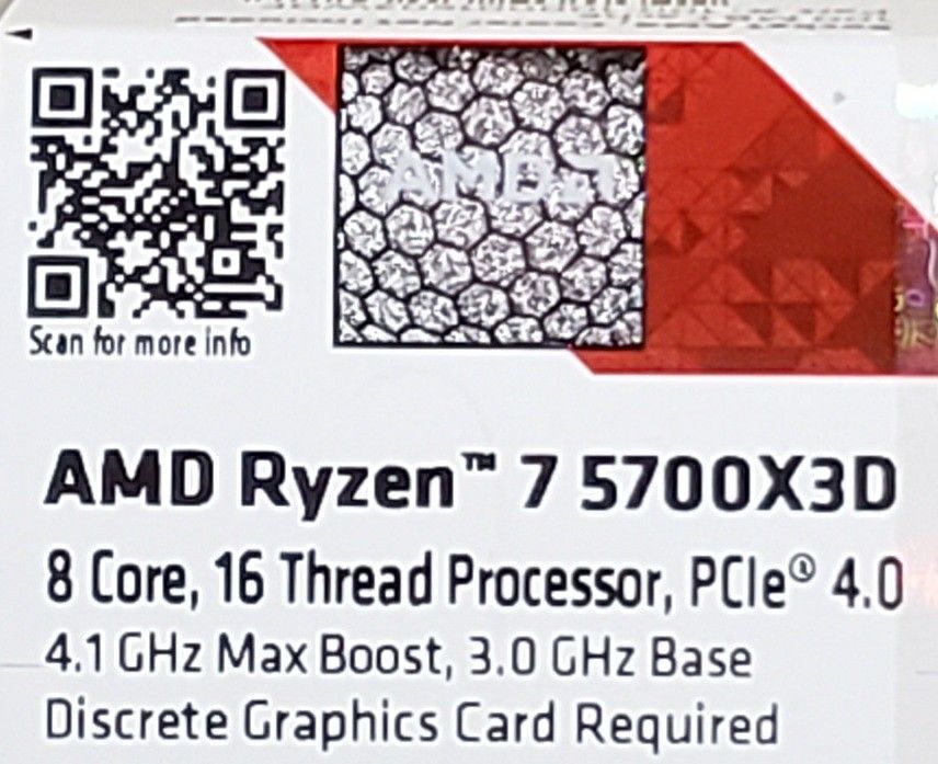 未開封 Ryzen 7 5700X3D|Yahoo!フリマ(旧PayPayフリマ) 未開封 Ryzen 7 5700X3D|Yahoo!フリマ(旧PayPayフリマ)