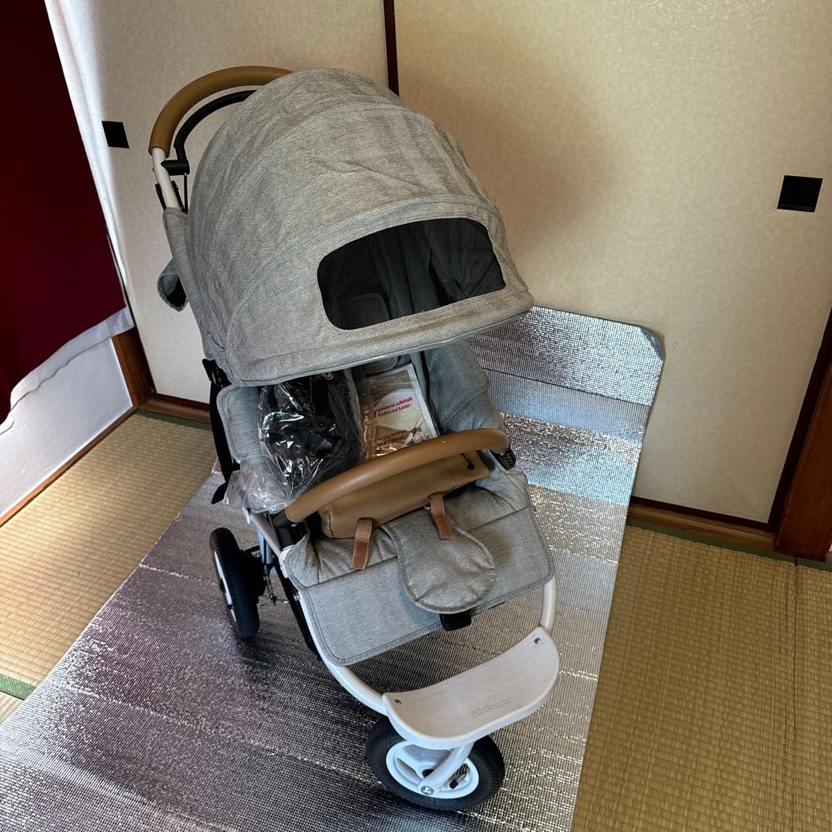 【クリーニング済み】エアバキー　ココブレーキ　ミックスツイード　限定カラー 美エアバギーココブレーキ EX ミックスツイード 限定カラー COCO BRAKE