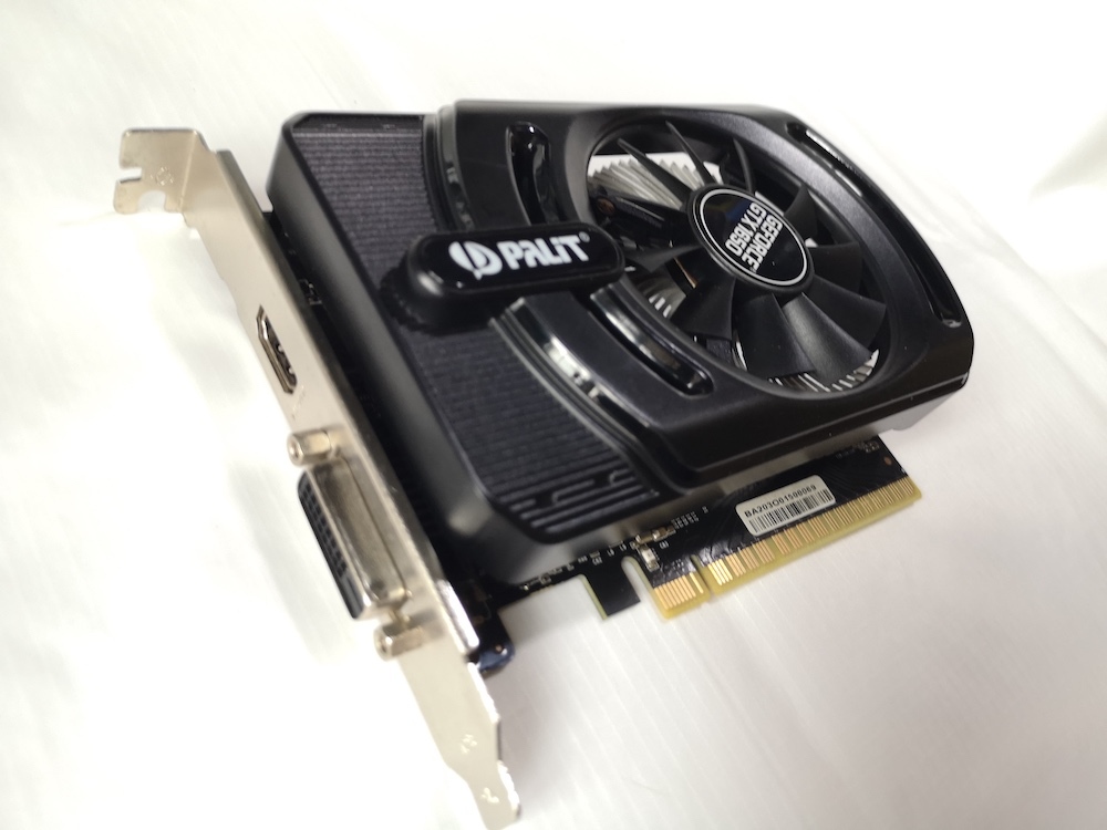 Palit Geforce GTX 1650 4GB 補助電源不要 動作確認済み