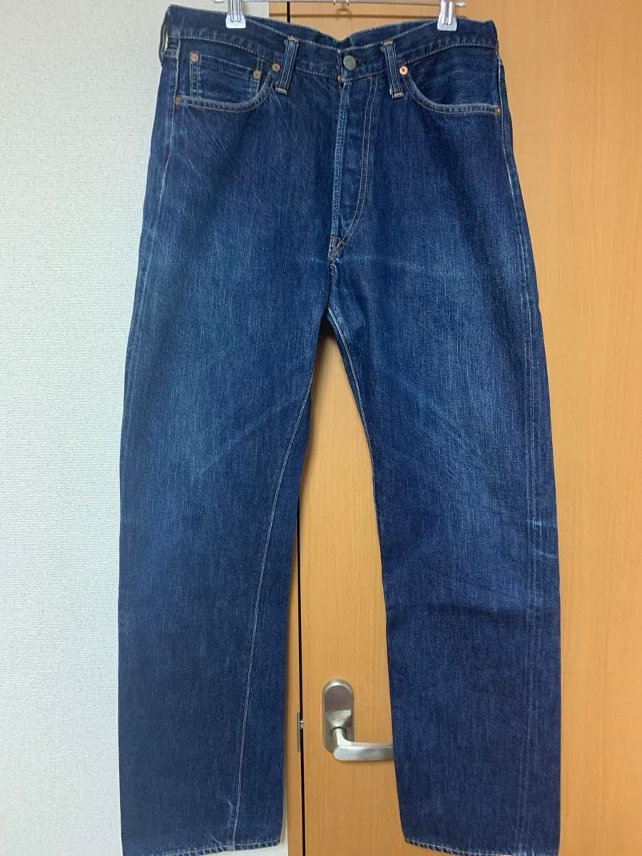旧フルカウント 0105 W32 L34 旧 full count 縦落ち 美品 501-XXタイプジーンズ denime