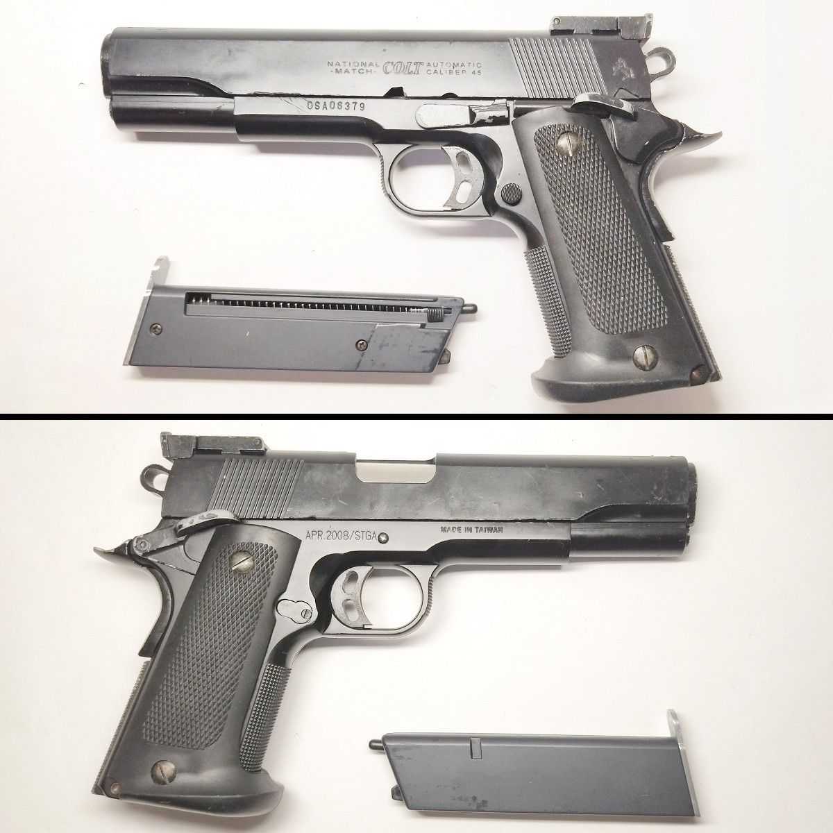 台湾製 KWC S2S エアコキ コルト ガバメント 1911系 4個セット 台湾製 KWC S2S エアコキ コルト ガバメント 1911系 4個セット
