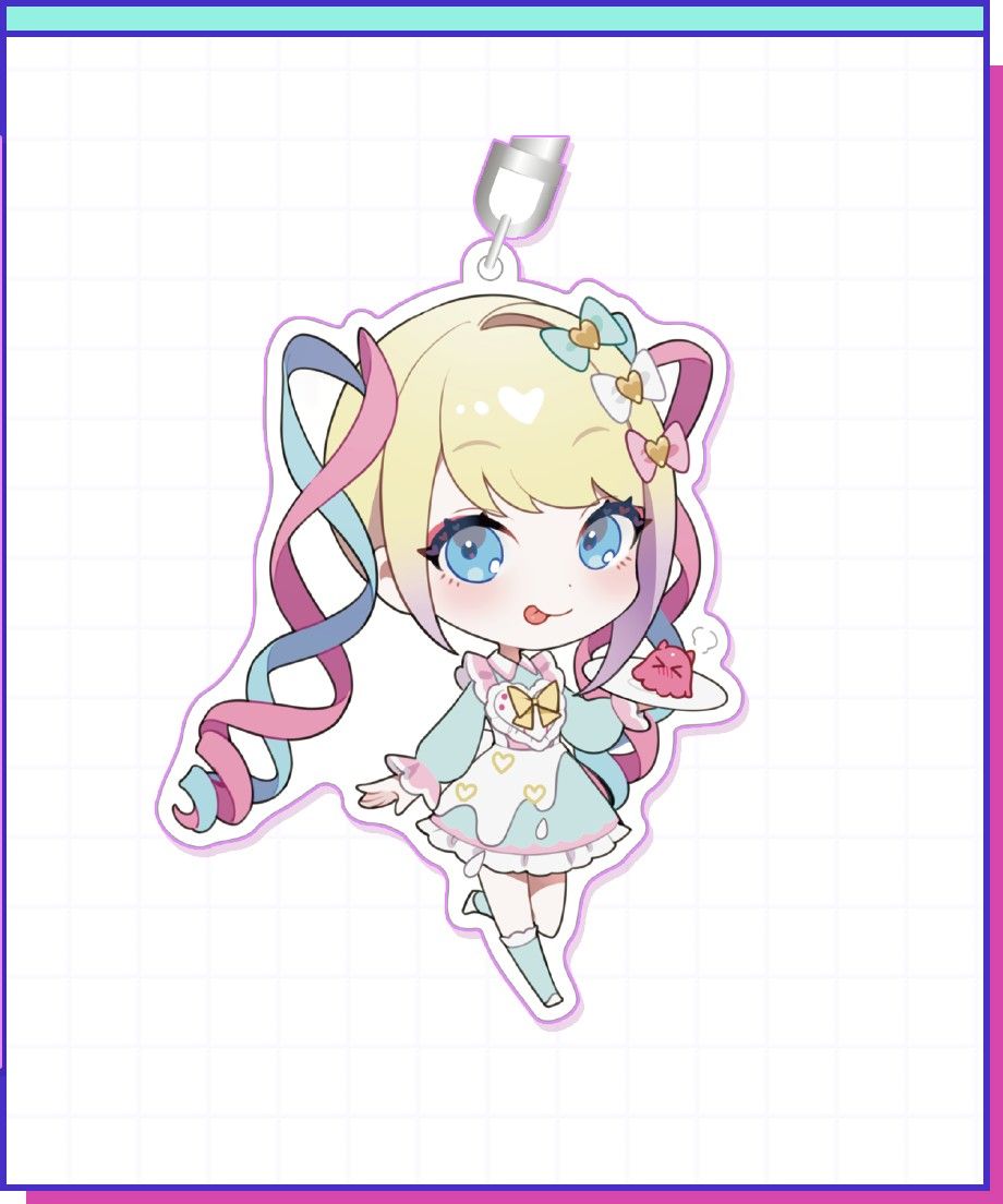 SD超てんちゃんメイド服アクリルキーホルダー【ニディガ展2 SD超てんちゃんメイド服アクリルキーホルダー【ニディガ展2