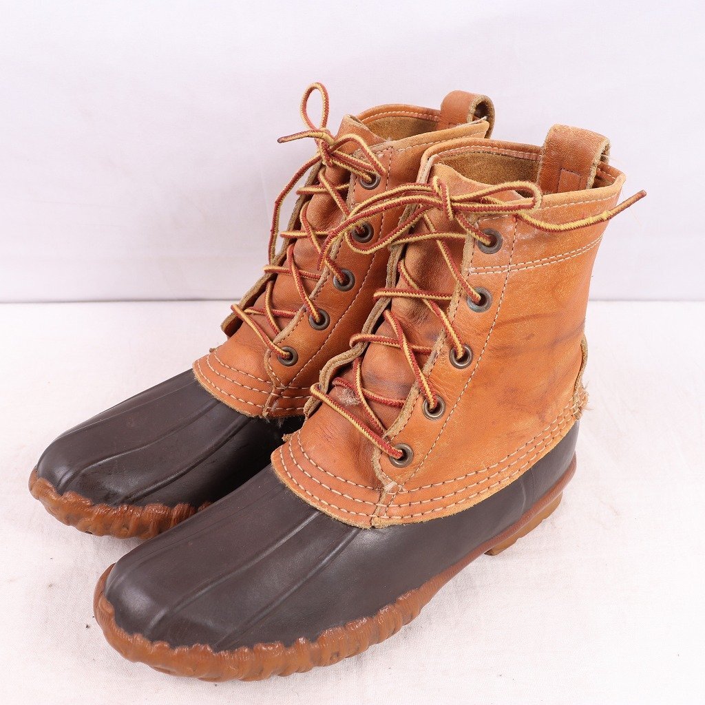 爆買いしたくなる 6 ウィメンズ ビーンブーツ 80's L bb981 中古 ヴィンテージ レディース L.L.Bean USA製 LLビーン アメリカ製 5ホール 位 / 実寸23.0cm 女性用