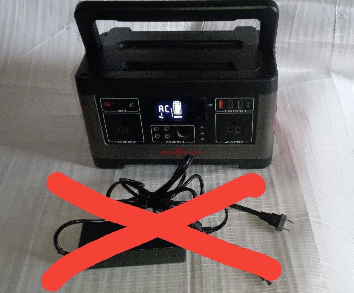 ほぼ未使用品 520Wh ポータブル電源 1KWピーク 純正弦波 ほぼ未使用品 520Wh ポータブル電源 1KWピーク 純正弦波