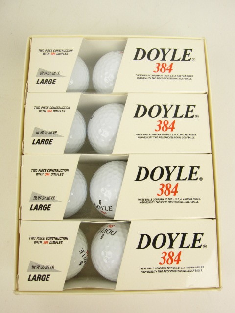 ヤフオク! - 未使用品 DOYLE 384 ゴルフボール LARGE 世界公...