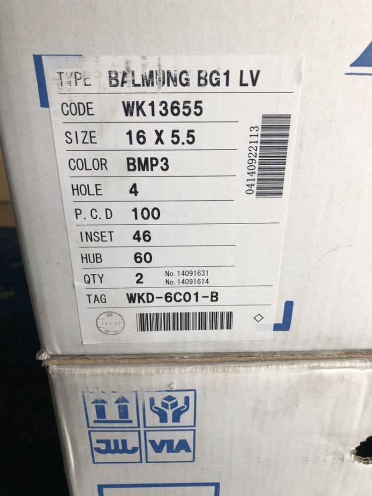 即納 新品 ワーク WORK BALAMUNG BG1 LV 16インチ 5.5J+46 100/4h ⑥_画像2