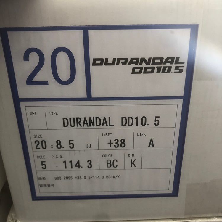 即納 展示品 ワーク WORK DURANDAL デュランダル DD10.5 20インチ 8.5j+38 9.5j+38 114.3/5H 21_画像3