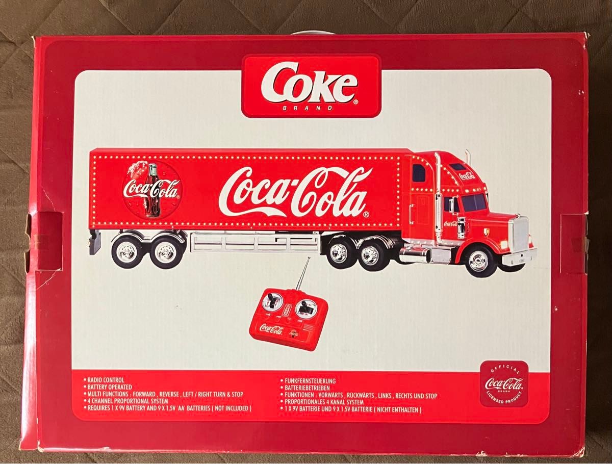 コカ・コーラ〉ラジコン トラックトレーラー【Coca Cola】当時物 コカ・コーラ〉ラジコン トラックトレーラー【Coca Cola】当時物