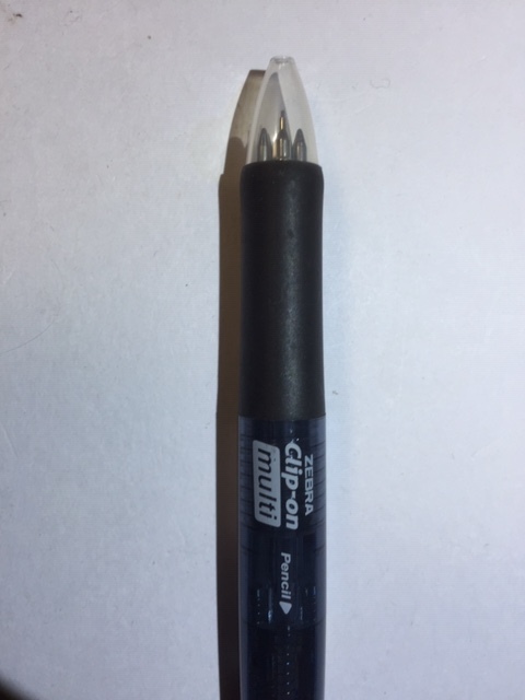 特別カラー色　ZEBRA Clip-on multi シャープペンシル付き4色ボールペン_画像2