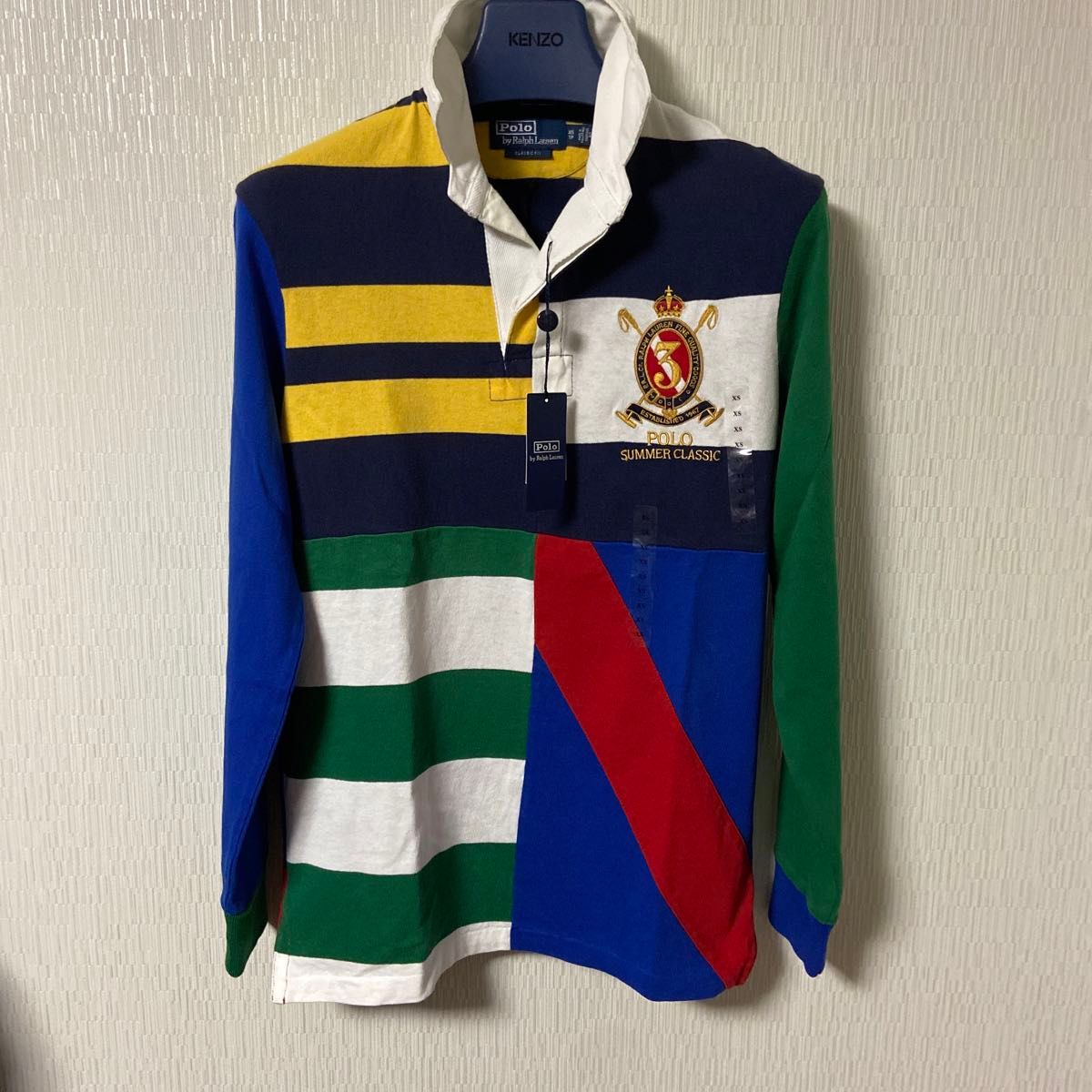 ポロ ラルフローレン ラガーシャツ XS ポロシャツ ラグビー カレッジ