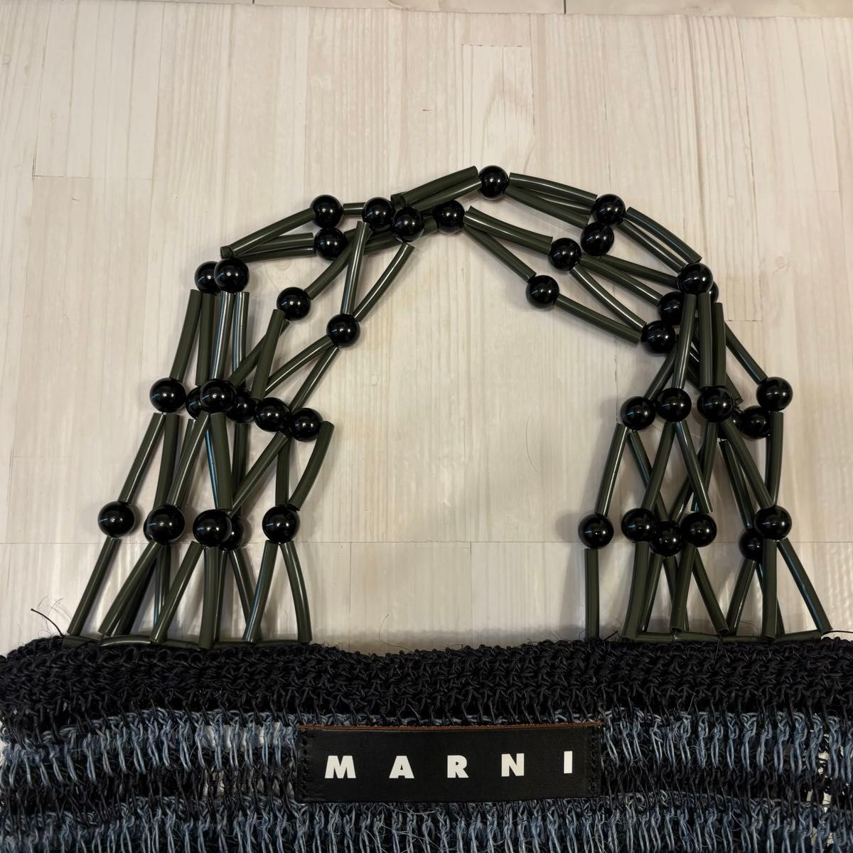 美品 マルニ MARNI MARKET FIQUE フィケ ナチュラルファイバー 美品 マルニ MARNI MARKET FIQUE フィケ ナチュラルファイバー