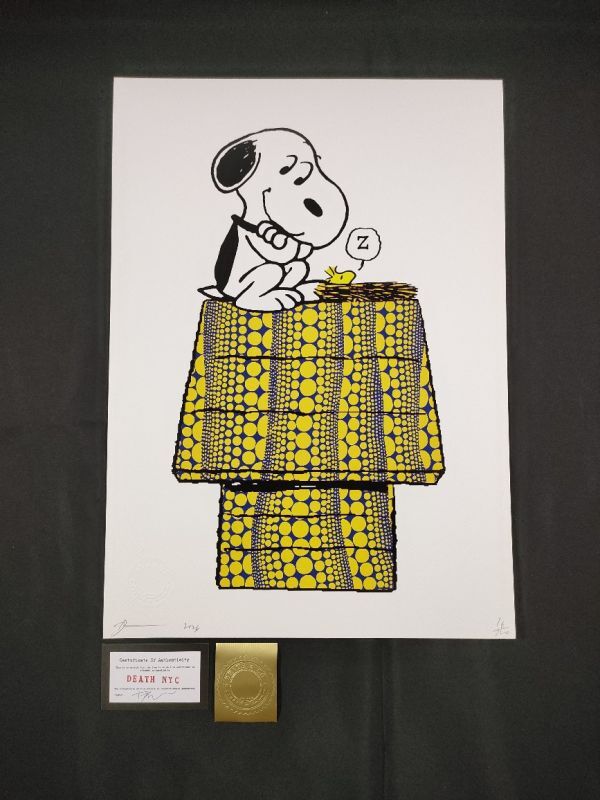 世界限定100枚 DEATH NYC アートポスター A31 SNOOPY スヌーピー 世界限定100枚 DEATH NYC アートポスター A31 SNOOPY スヌーピー