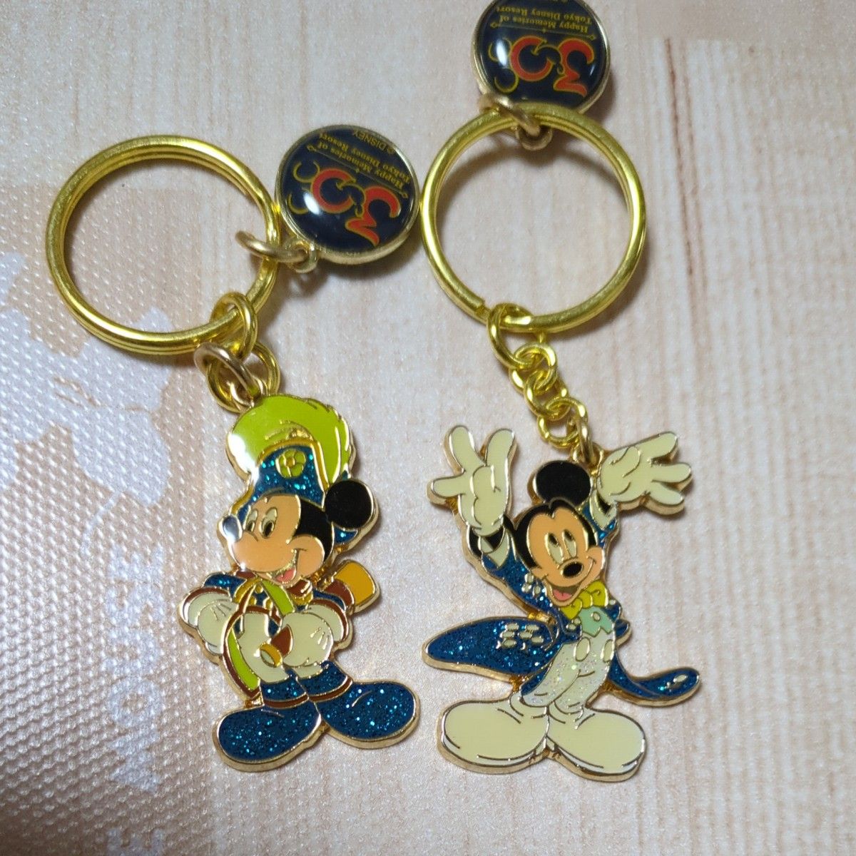 ディズニーランド キーチェーンセット キーホルダー ミッキー