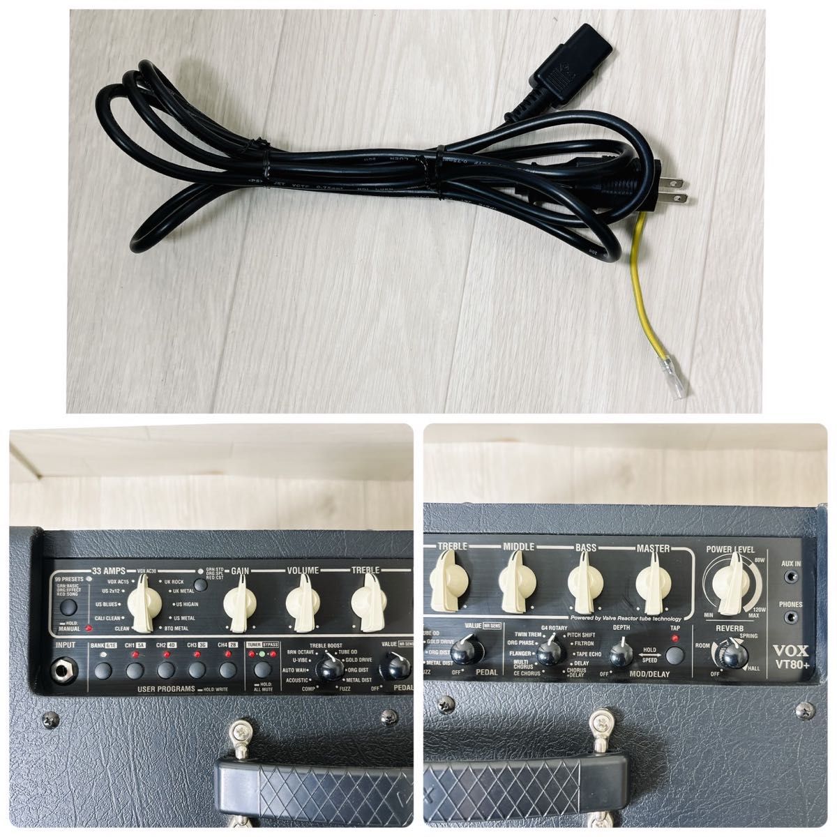 VOX VT80+ 真空管 チューブアンプ ギター 120W 廃盤品 良品 VOX VT80+ 真空管 チューブアンプ ギター 120W 廃盤品 良品