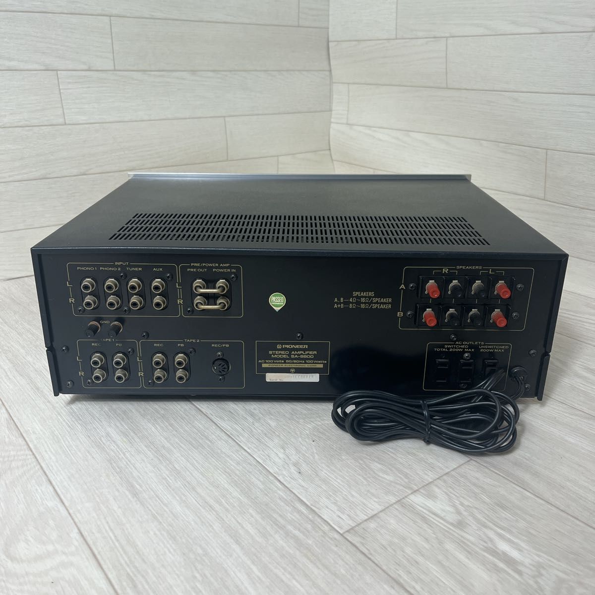現状品 Pioneer パイオニア ステレオ プリメインアンプ SA-8800 現状品 Pioneer パイオニア ステレオ プリメインアンプ SA-8800