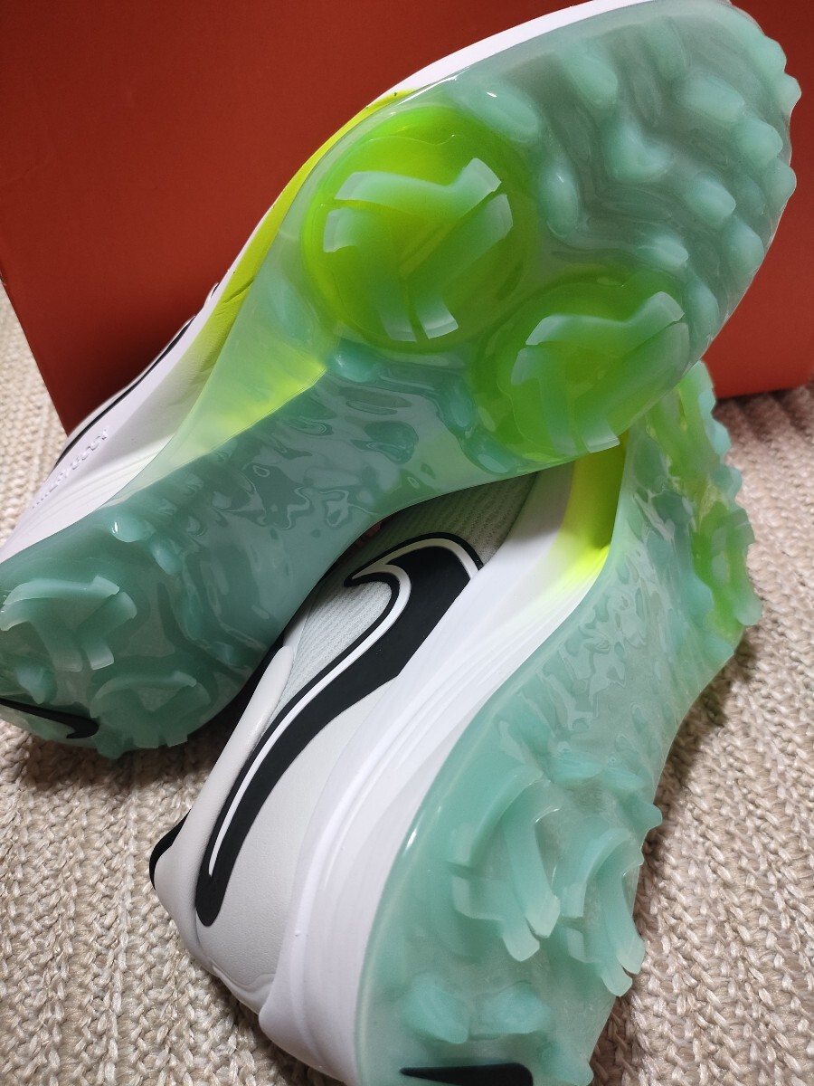 新品 定価22880 NIKE GOLF エアズーム インフィニティツアー NEXT % 26.5cm ナイキ ゴルフシューズ スパイク ホワイト 白 volt 防水 ボア