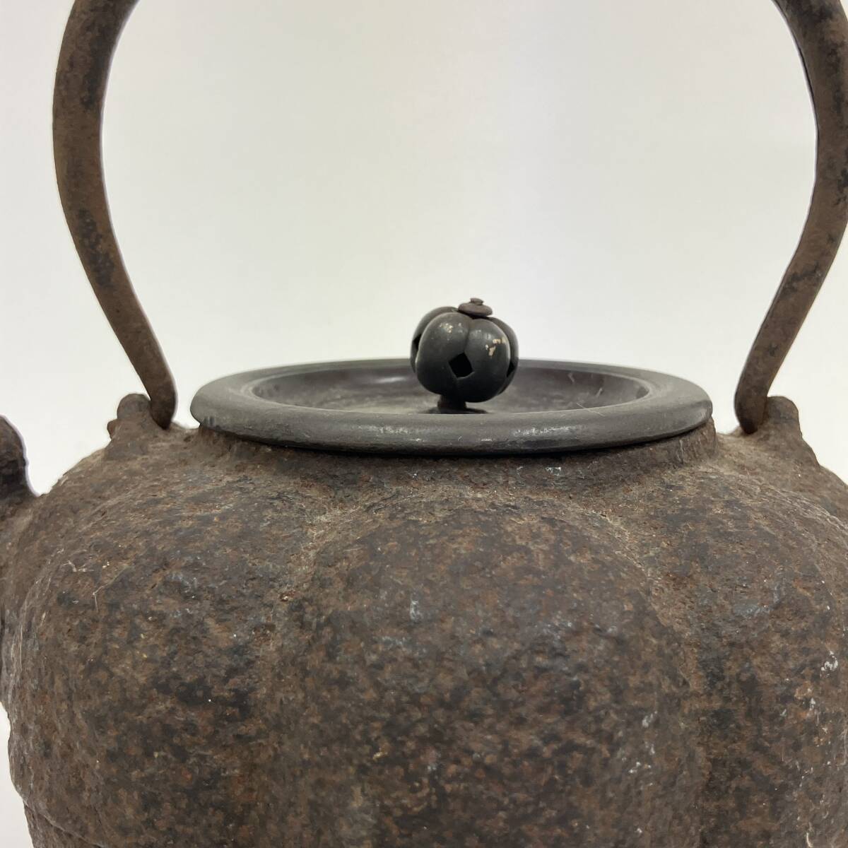 ⑪◇龍文堂造 南瓜形鉄瓶◇煎茶道具|工芸品 ⑪◇龍文堂造 南瓜形鉄瓶◇煎茶道具|工芸品