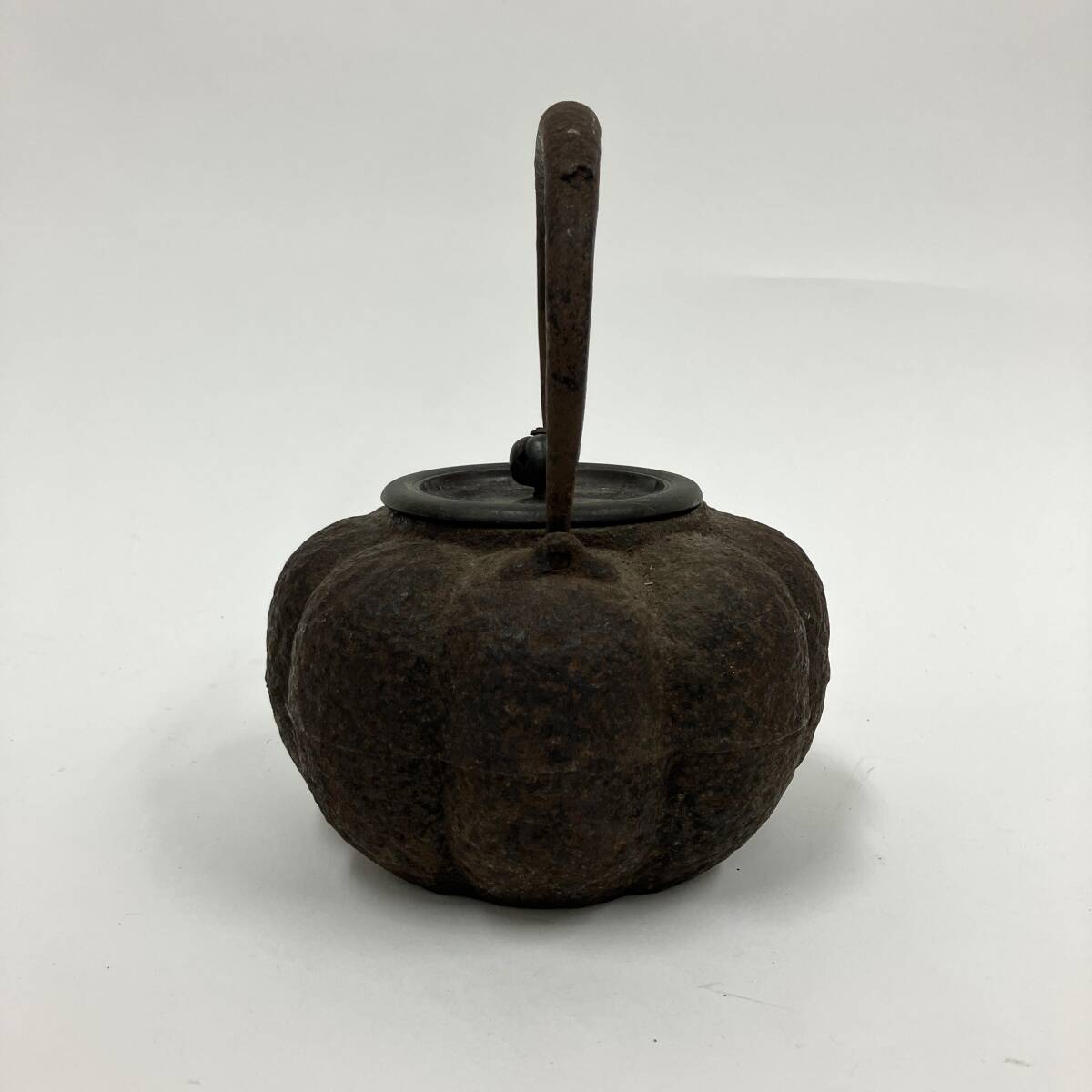 ⑪◇龍文堂造 南瓜形鉄瓶◇煎茶道具|工芸品 ⑪◇龍文堂造 南瓜形鉄瓶◇煎茶道具|工芸品