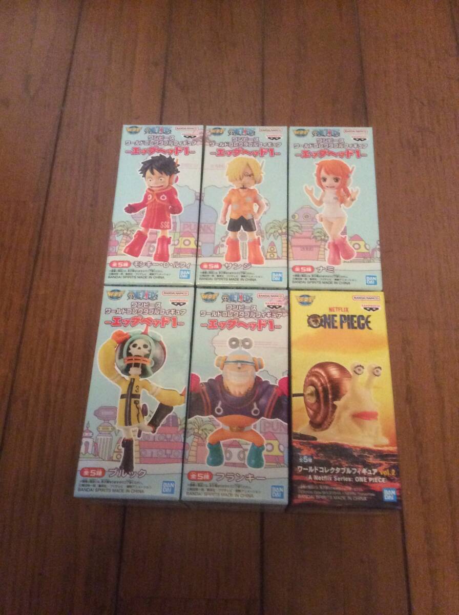 ワンピース ワールドコレクタブルフィギュア WCF エッグヘッド ネットフリックス プライズ フィギュア まとめ売り