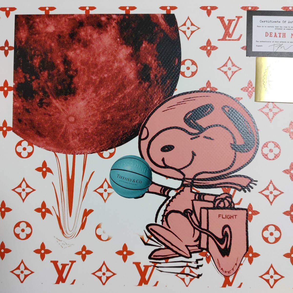 DEATH NYC 世界限定100枚 アートポスター スヌーピー SNOOPY DEATH NYC 世界限定100枚 アートポスター スヌーピー SNOOPY