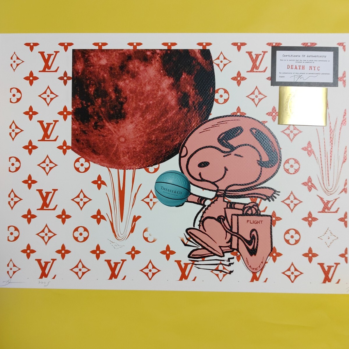 DEATH NYC 世界限定100枚 アートポスター スヌーピー SNOOPY DEATH NYC 世界限定100枚 アートポスター スヌーピー SNOOPY
