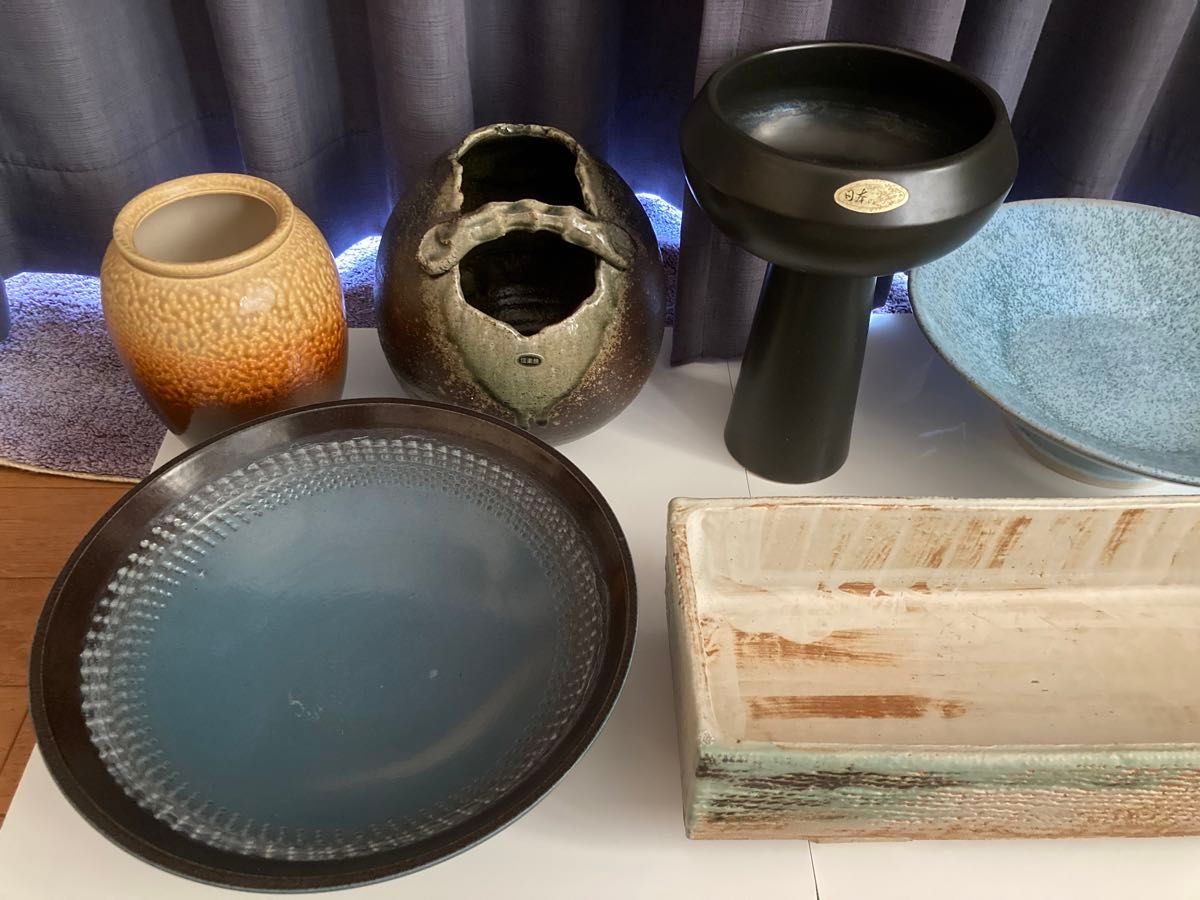 池坊 花器6点セット 生け花 花器 新品・中古色々 お稽古 IKENOBO 池坊 花器6点セット 生け花 花器 新品・中古色々 お稽古 IKENOBO