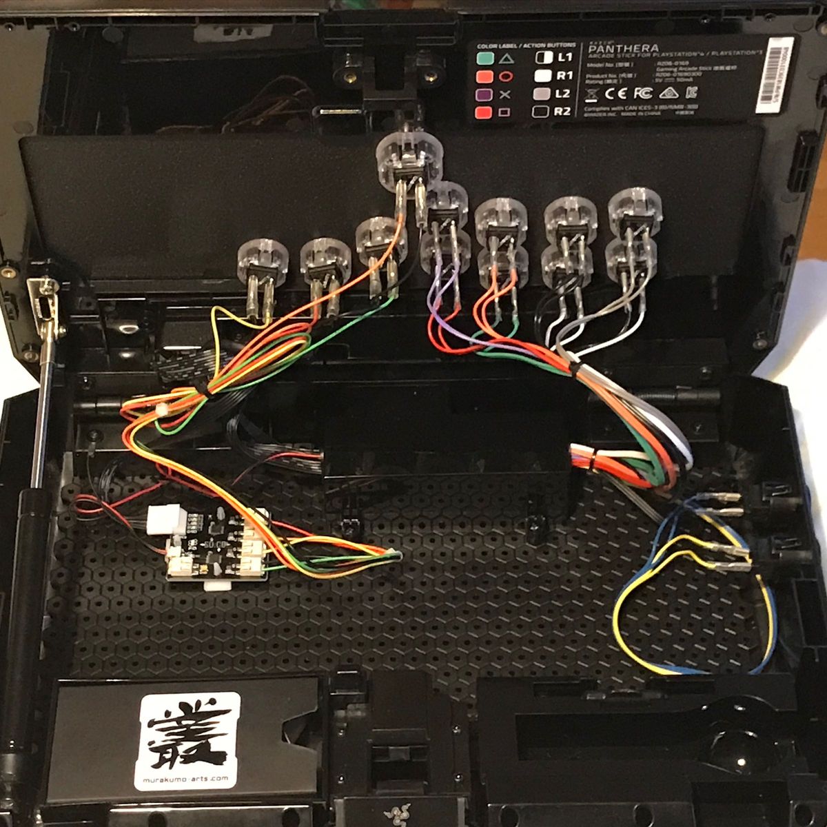 Razer Panthera Arcade Stick レバーレス化改造済 (PC ps4 ps5 Razer Panthera Arcade Stick レバーレス化改造済 (PC ps4 ps5