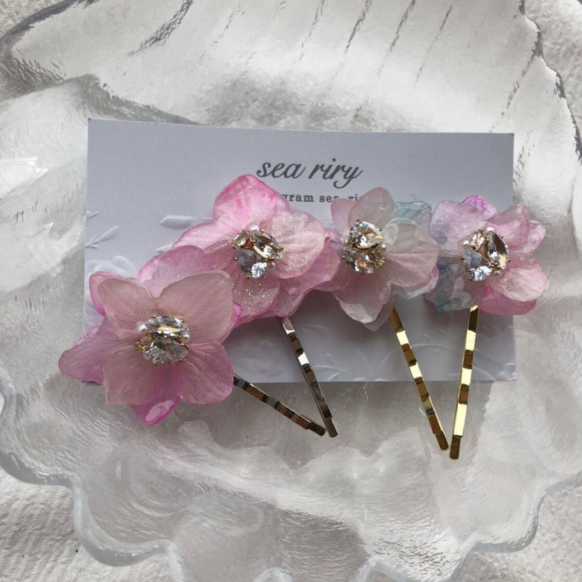 no 1033 限定セット 紫陽花のビジューヘアピン ヘアアクセサリー no 1033 限定セット 紫陽花のビジューヘアピン ヘアアクセサリー