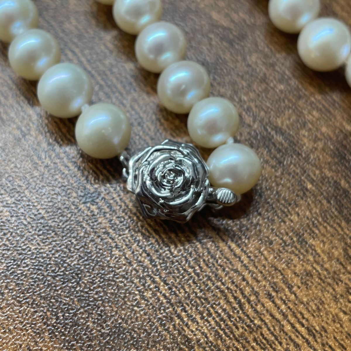 あこや真珠 パールネックレス シルバー刻印 8mm 大玉 テリ良 美 あこや真珠 パールネックレス シルバー刻印 8mm 大玉 テリ良 美