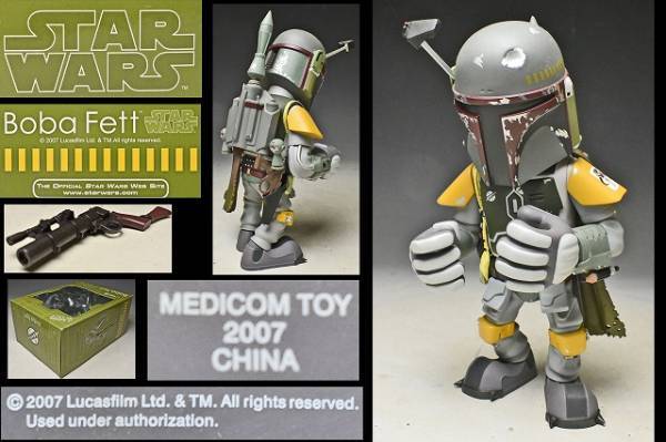 【ボバ・フェット】 MEDICOM TOY フィギュア TOMY MOTOR KEN スターウオーズ STARWARS H(Graphix VCD 賞金稼ぎ ジョージルーカス 2007