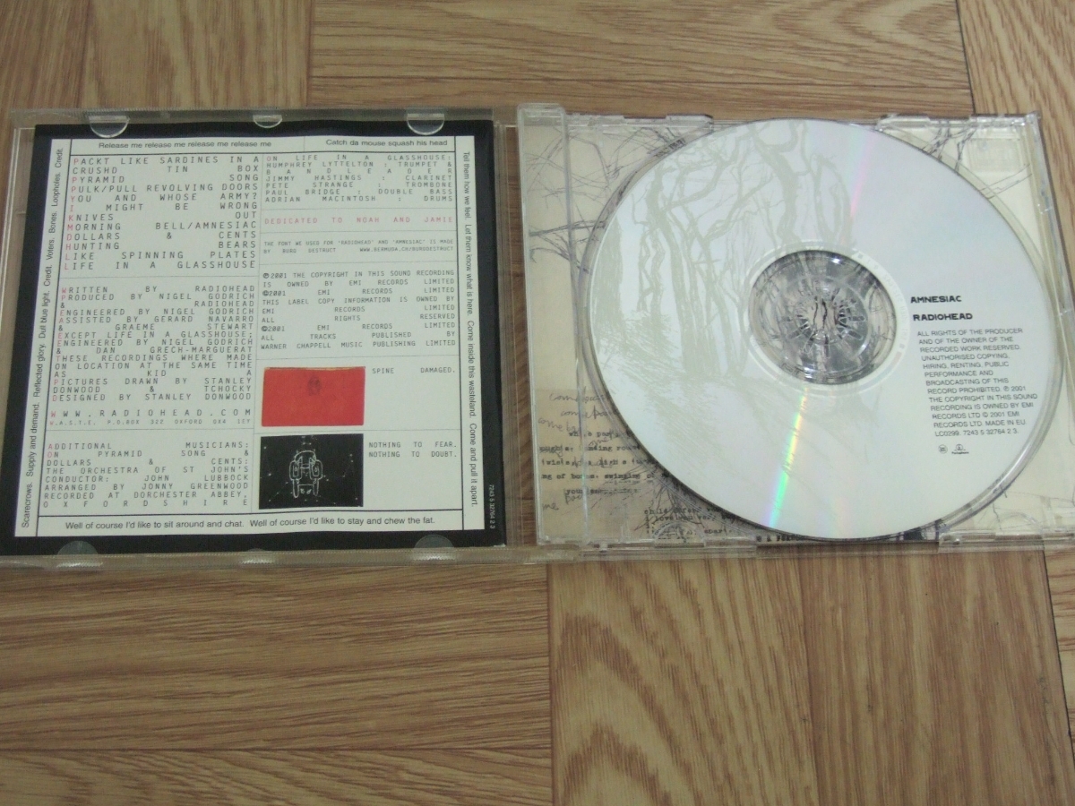 【CD】レディオヘッド　RADIOHEAD / AMNESIAC