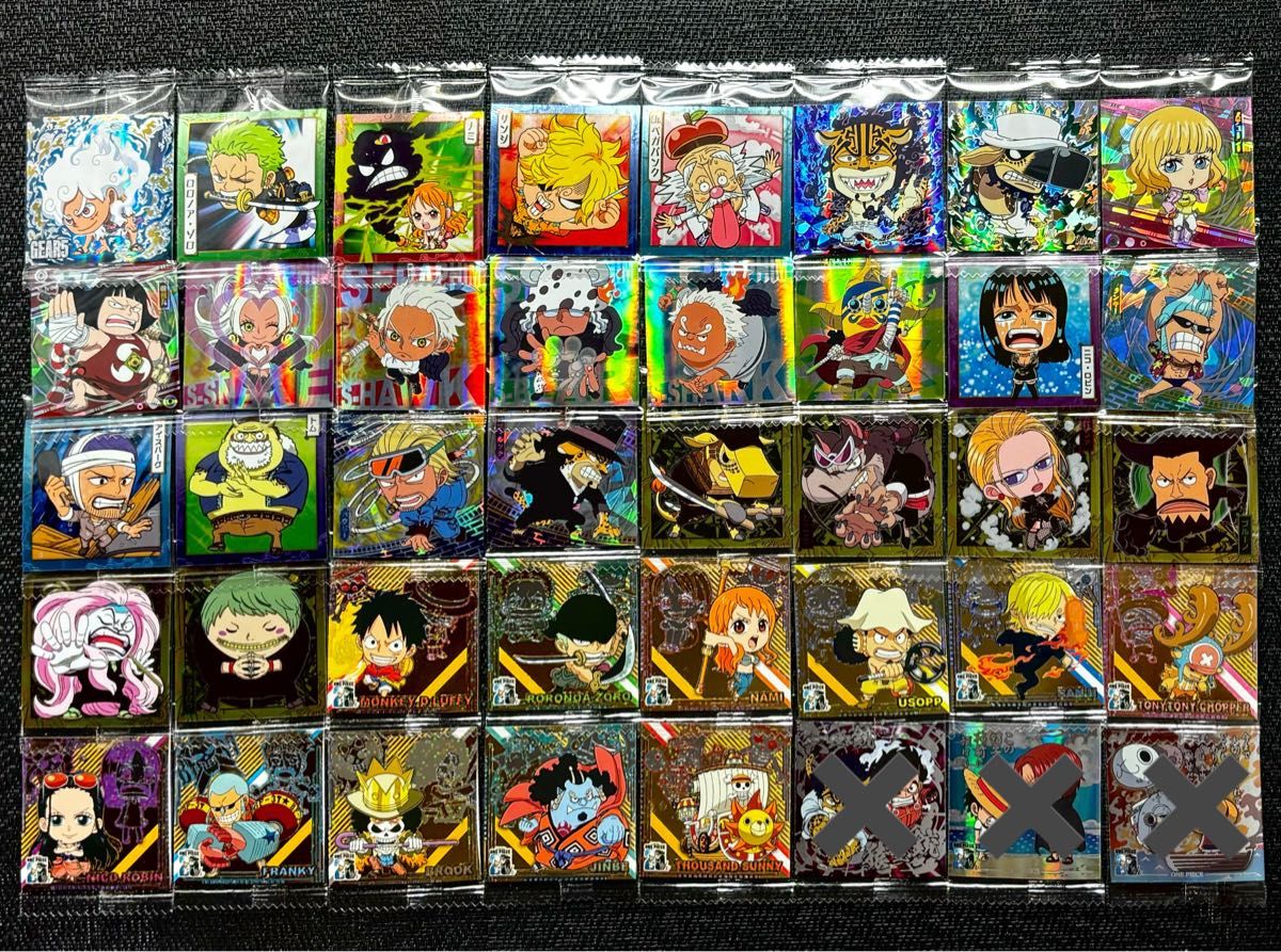 ワンピース 大海賊シールウエハースLOG 9 37種 セミコンプリート ワンピース 大海賊シールウエハースLOG 9 37種 セミコンプリート