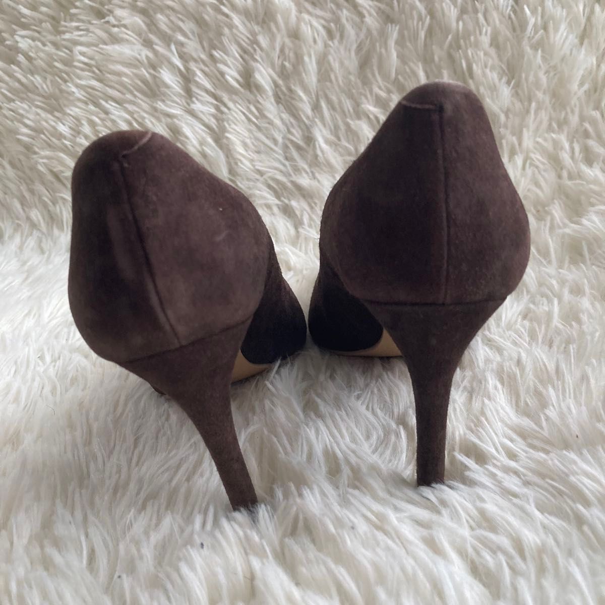 美品 ダイアナ DIANA スエード パンプス ブラウン 23 5 ポイン 美品 ダイアナ DIANA スエード パンプス ブラウン 23 5 ポイン